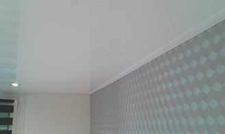 Plafond tendu laqué