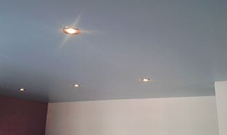 Plafond tendu satiné en Alsace