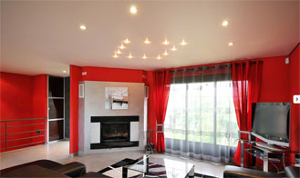 Plafond tendu installé à Strasbourg